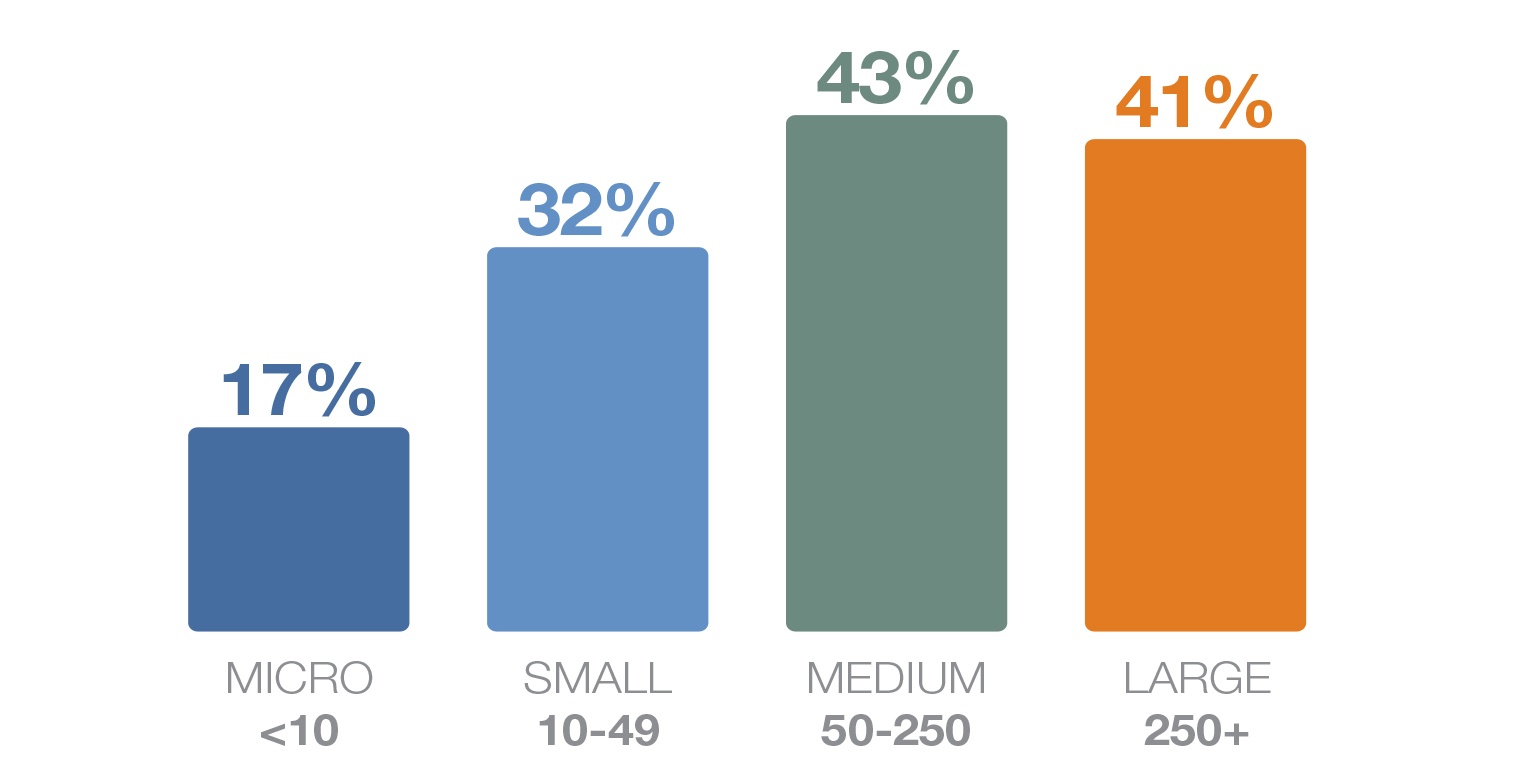 Talent shortage by company size v2